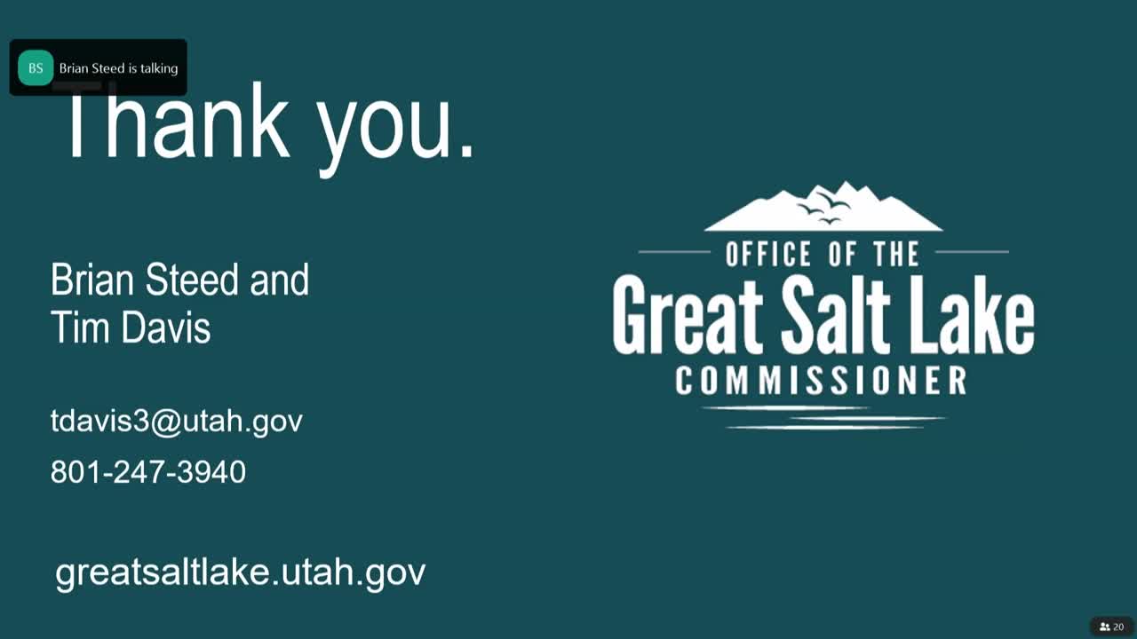 Urgent Call for Action to Save Great Salt Lake
