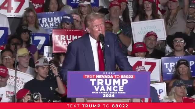 Trump rallies Nevada voters to support border hero Sam Brown