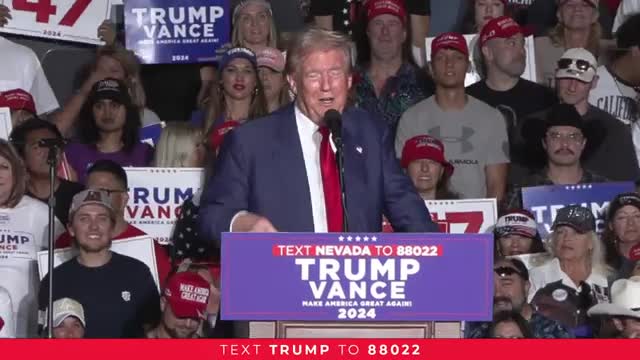Trump slams Kamala as radical leftist in fiery speech