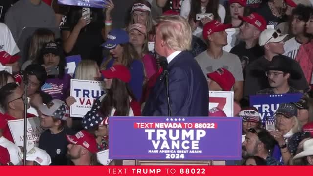 Trump claims crime skyrocketed under Harris administration