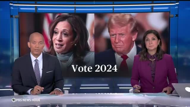 Candidates clash on campaign trail as Biden backs Harris