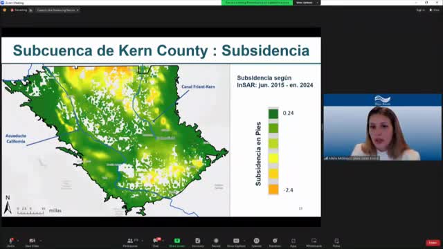 Groundwater depletion triggers land subsidence crisis in California