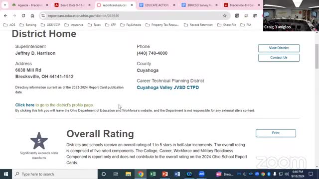 School District Achieves Historic Five Star Rating Across All Areas