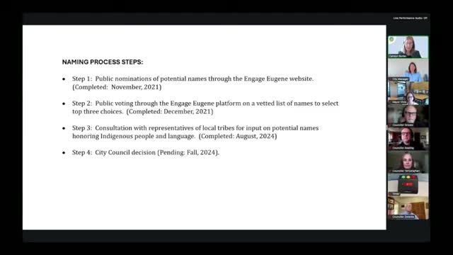 Community honors indigenous roots in park renaming process