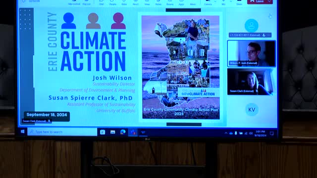 Erie County launches ambitious climate action plan for equity