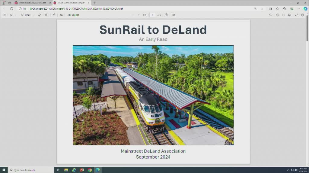 DeLand SunRail boosts local businesses amid growing interest