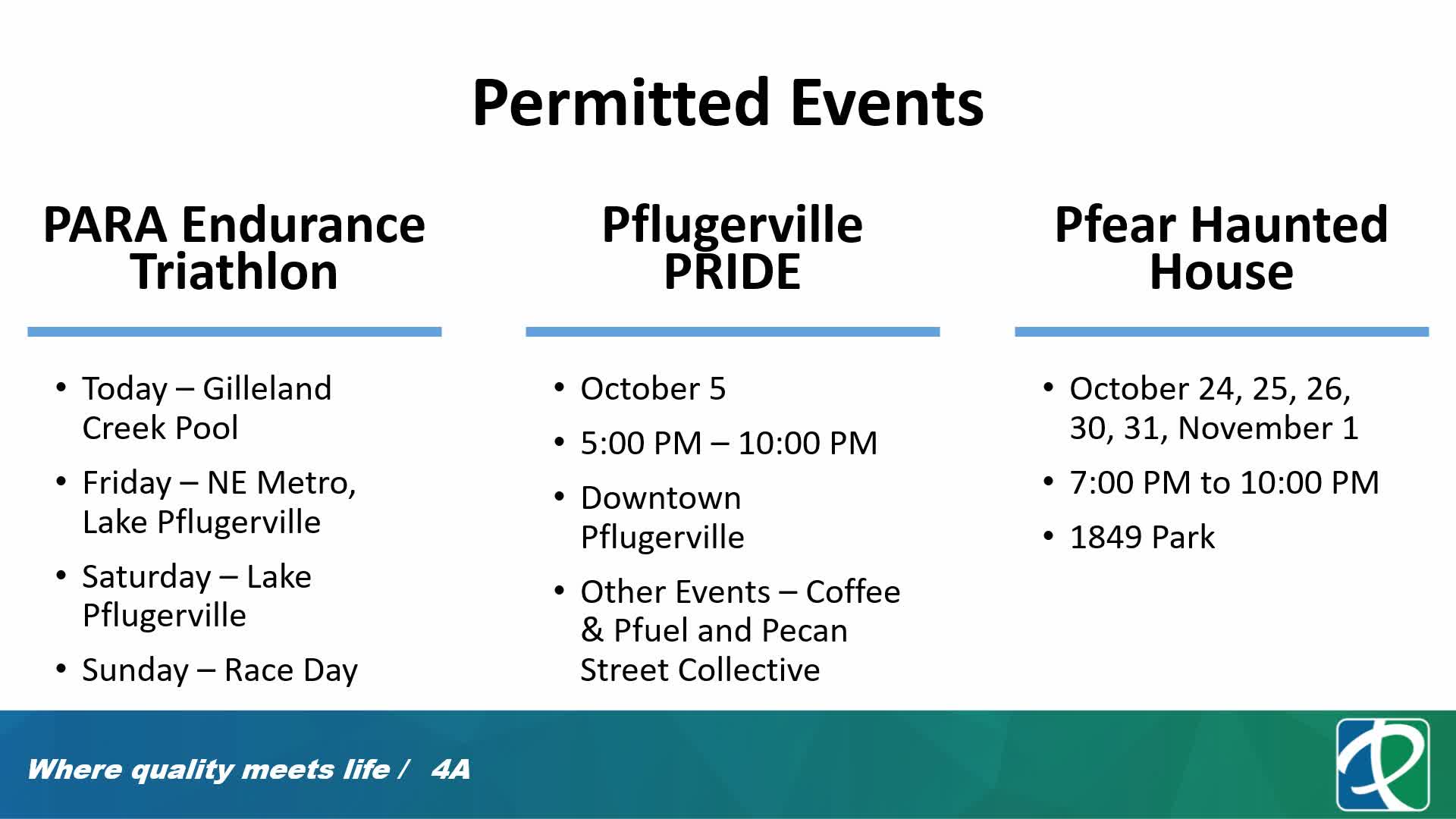 Pflugerville gears up for exciting October events