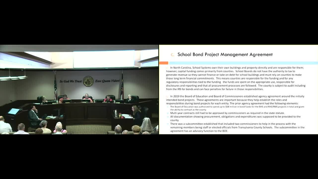 County and School Board Clash Over Bond Project Management