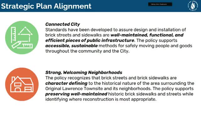 City adopts new policy to preserve historic brick streets