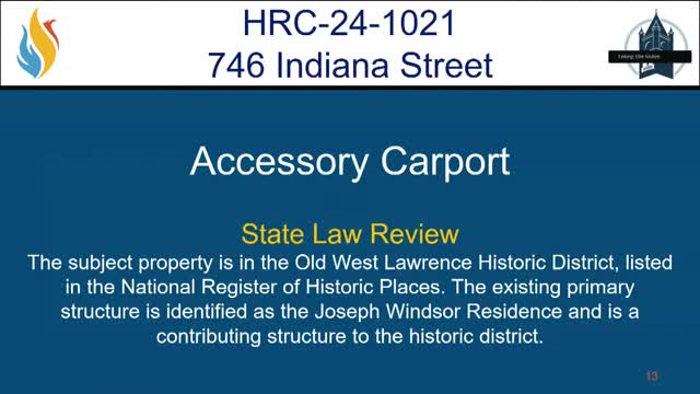 Residents clash over proposed carport in historic district