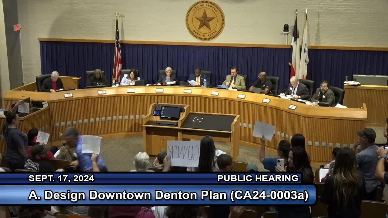 City of Denton unveils ambitious downtown design plan