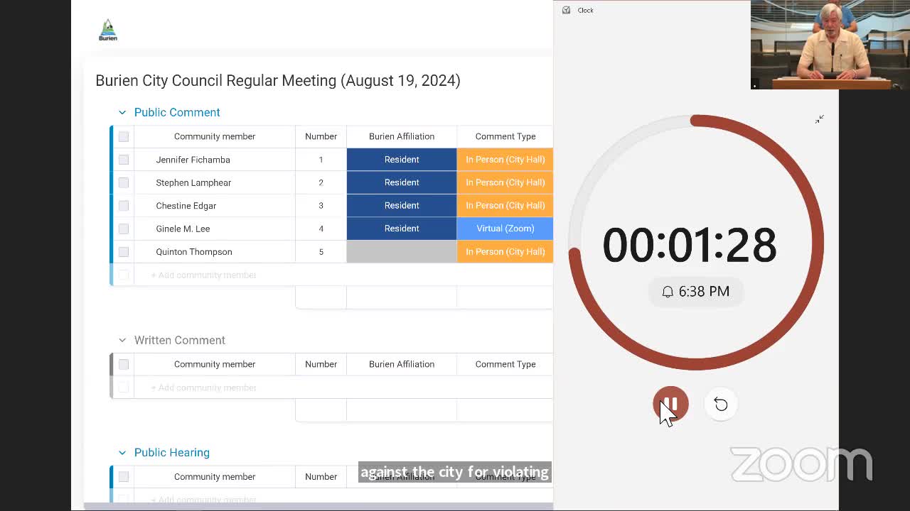Citizens demand transparency in land use planning decisions
