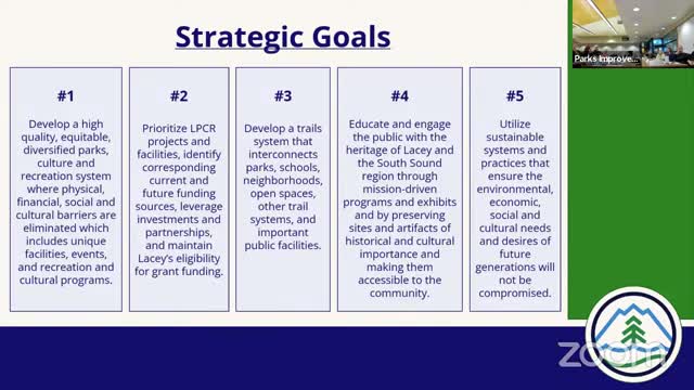 Lacey unveils ambitious plan for equitable parks system