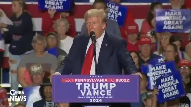 Trump vows to end crime and restore American greatness