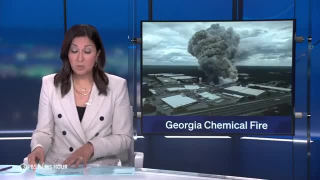 Georgia chemical fire forces 90000 to shelter in place