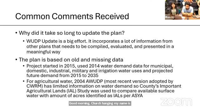 Water Department Faces Community Scrutiny Over Development Delays