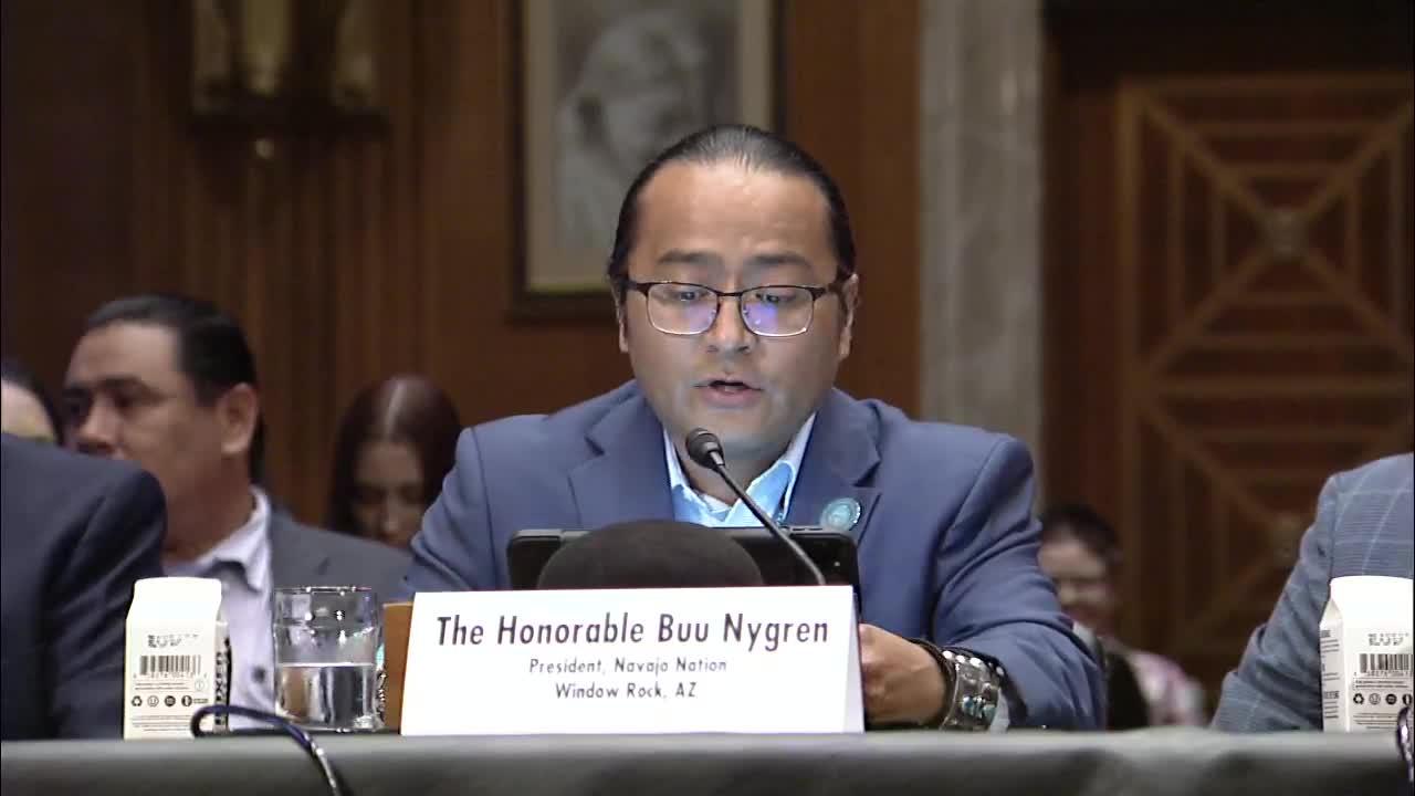 Navajo Nation leaders push for historic water rights settlement