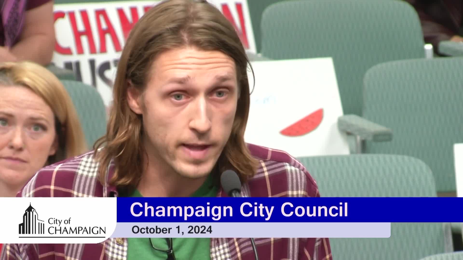 Activists demand justice and ceasefire at city council meeting