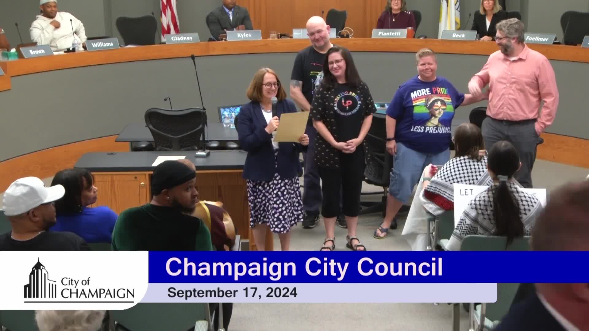 Champaign Urbana declares PrideFest week for 2024