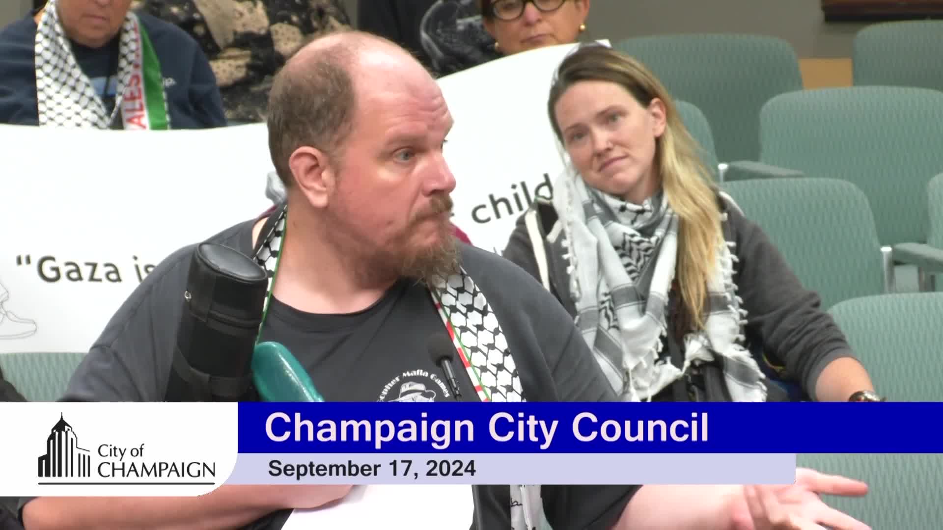 Council meeting erupts over calls for ceasefire resolution