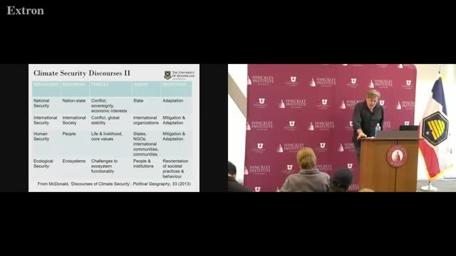 Rethinking security in the age of climate change