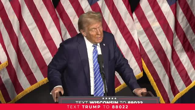 Trump claims record support as he rallies for Wisconsin victory
