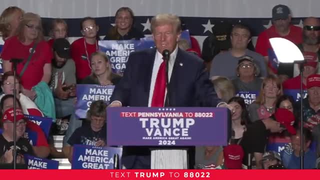 Trump blames Kamala for border chaos and rising crime