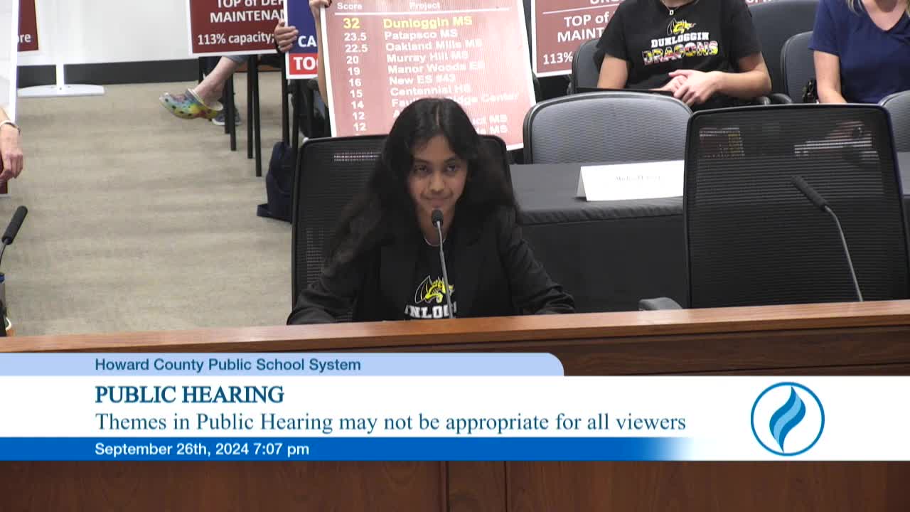 Students demand urgent renovations for crumbling middle school