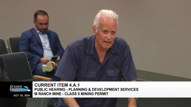 Residents Rally Against Proposed Coquina Mine Threatening Community