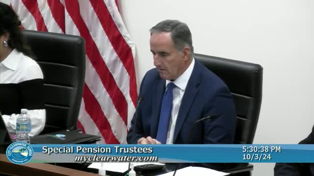 Clearwater Police Pension Plan Faces Major Oversight Crisis