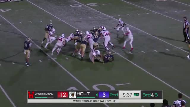 Holt Indians face off in intense football showdown