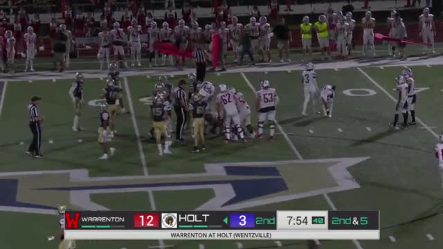 Warriors push for victory in intense football showdown