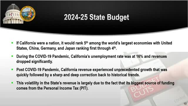 California's Economy Faces Turbulent Times Amid Budget Crisis