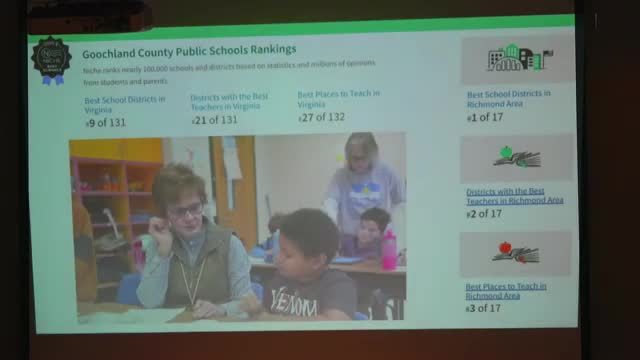Goochland Schools Achieve Top Rankings Amid Staffing Success