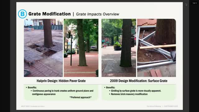 Urgent action needed to save downtown mall trees