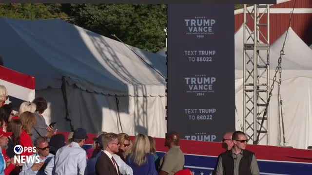 Eric Trump rallies supporters against legal battles