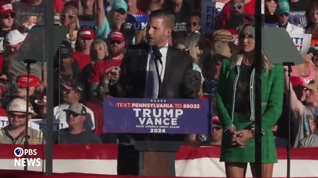 Trump rallies support with fiery call to action