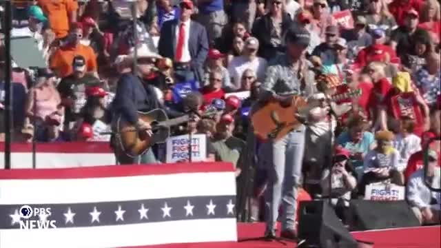 Crowd rallies for change honoring fallen hero and veterans