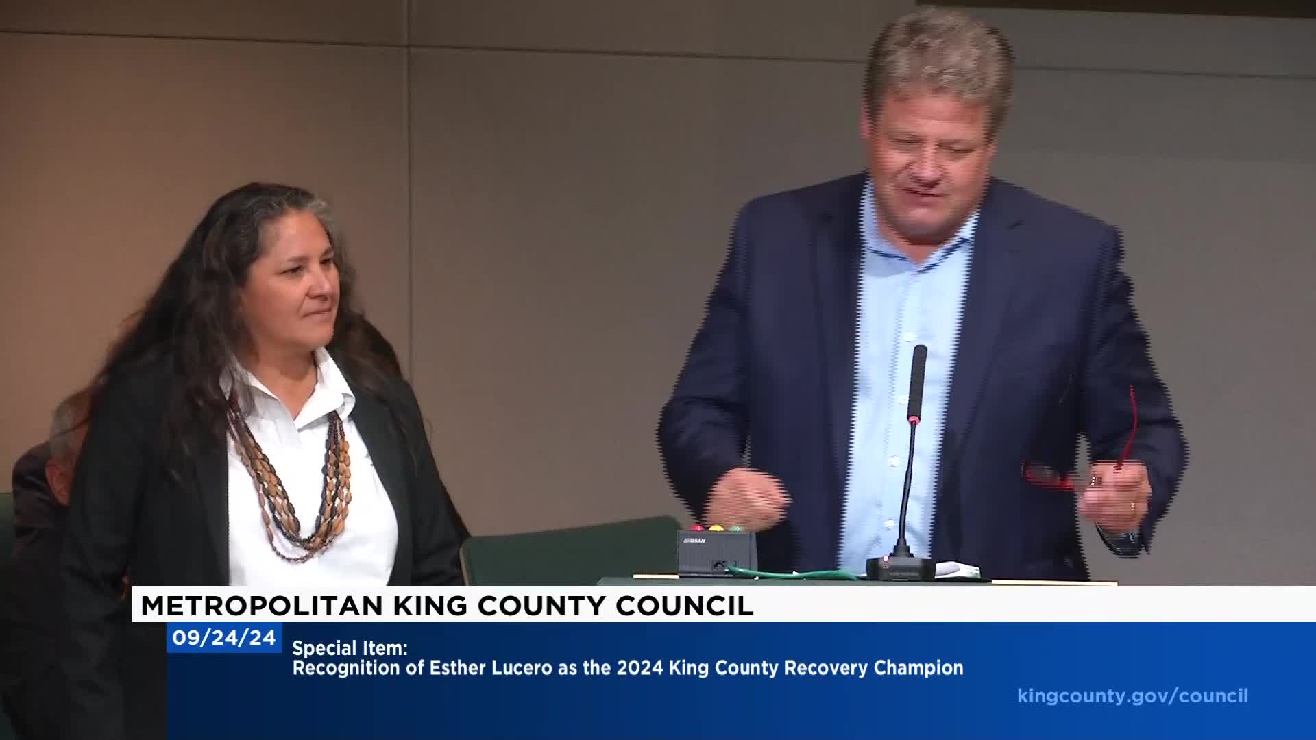 Esther Lucero honored for groundbreaking recovery initiatives
