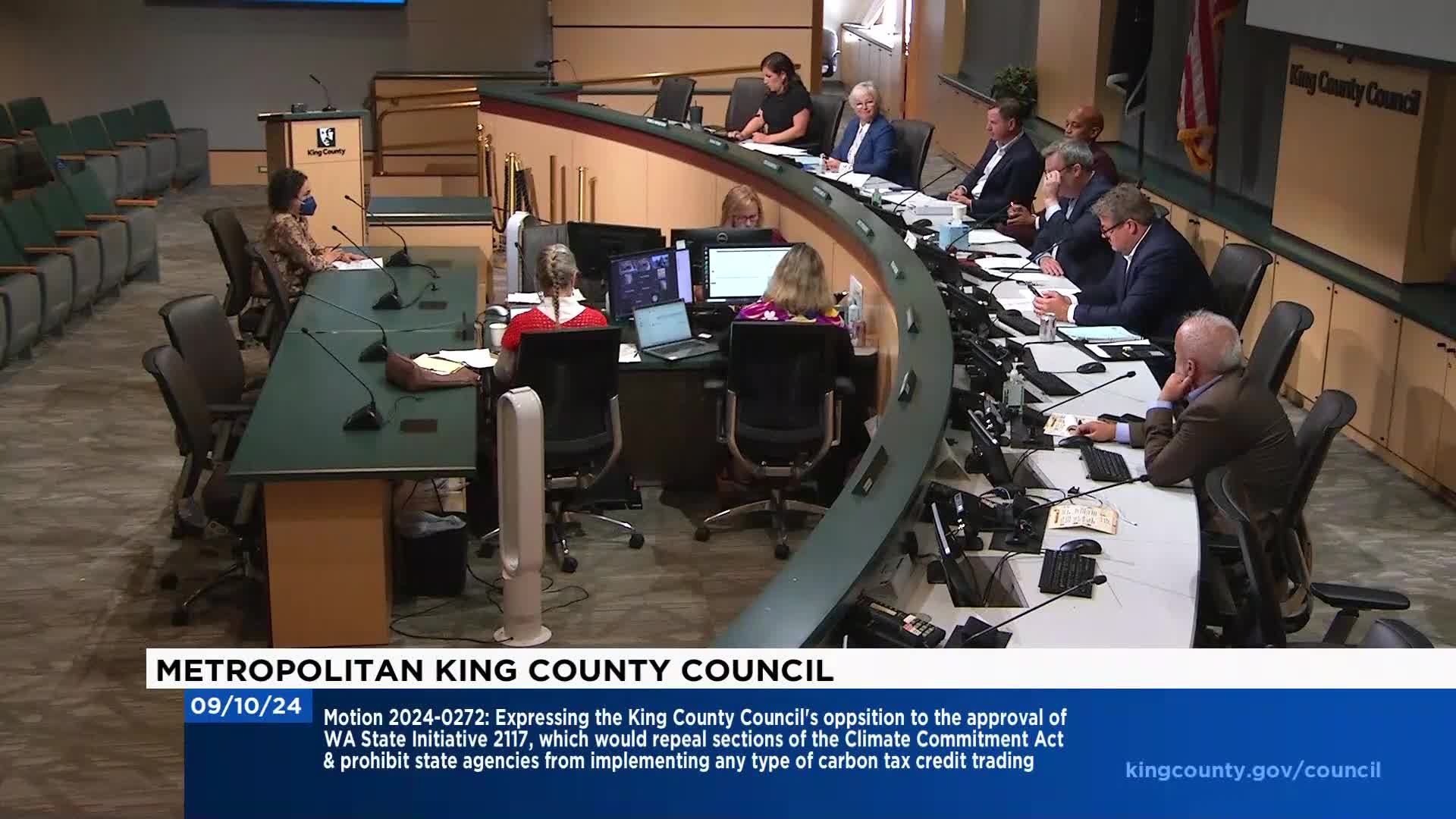 King County leaders rally against climate initiative threat