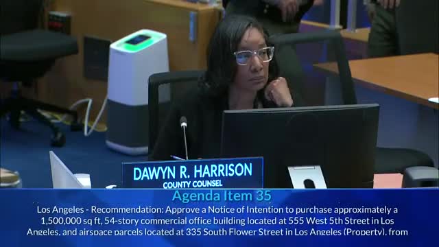 County considers controversial skyscraper purchase amid financial concerns