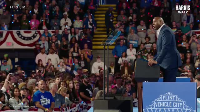 Kamala Harris rallies Michigan voters for historic presidential bid
