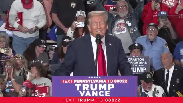 Trump rallies supporters in Pennsylvania ahead of crucial election