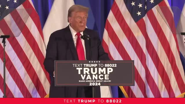 Leader vows to restore American strength and protect Israel