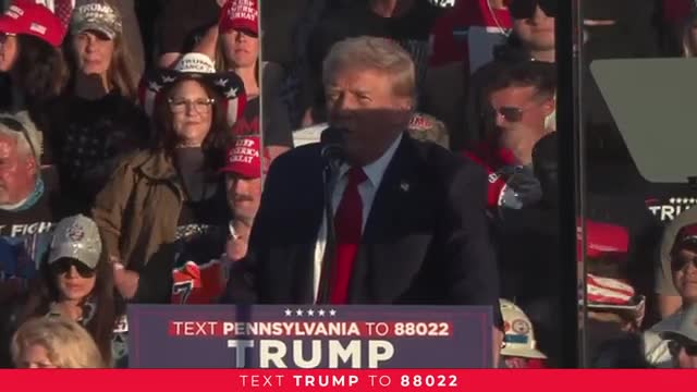 Trump vows to fight for America in passionate rally speech