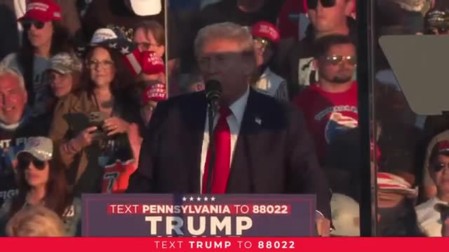 Trump vows to restore America and fight crime in Pennsylvania