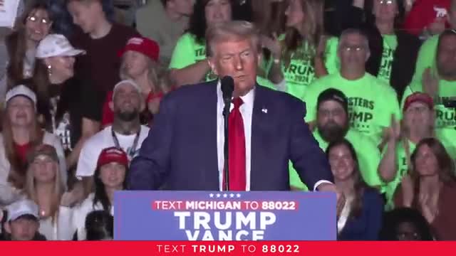 Trump vows to revive American auto industry and cut taxes