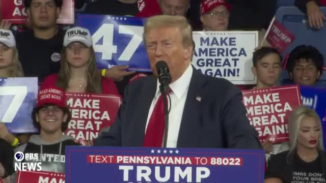 Trump vows to end immigration crisis and slash taxes