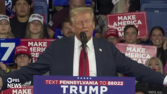 Trump rallies support in Pennsylvania for key Senate race