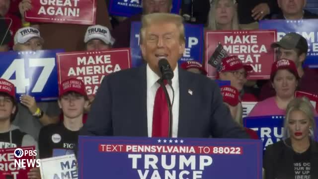 Trump vows to restore America and defeat radical left agenda